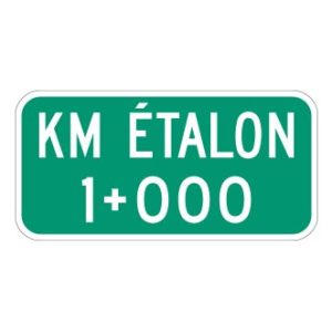 Km étalon 1+000
