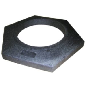 Pesée hexagonale en caoutchouc de 30 lb sans poignée  pour T-RV-7