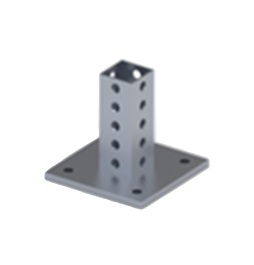 Pied de balise de 8"  ( pour poteau carré 2 ")