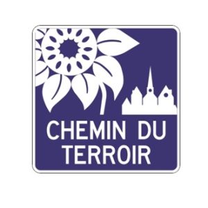 Panneau d'acheminement vers la route ou le circuit touristique