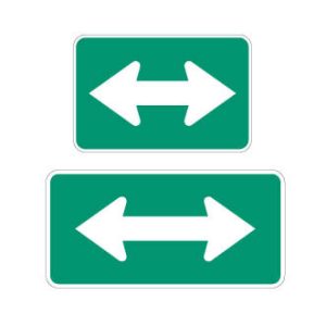 Panonceau de direction