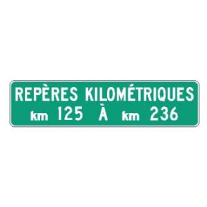 Repères kilométriques