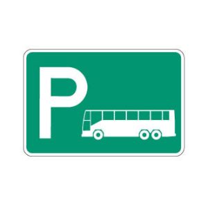 Aire de stationnement pour autobus