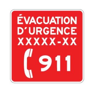 Évacuation d'urgence