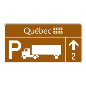 Aire de repos pour camionneurs