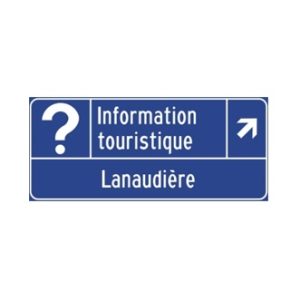 Poste d'information touristique régional, entrée du site