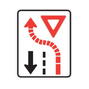 Cédez le passsage à la circulation inverse