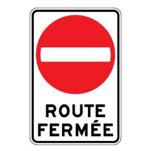Route fermée