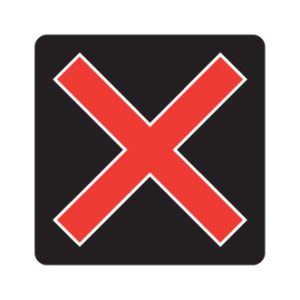 Voies adjacente à une voie alternée