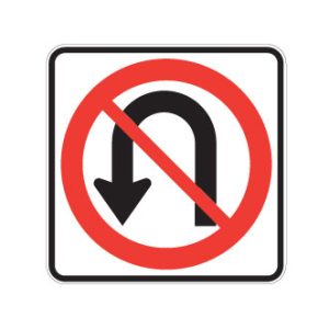 Interdiction de faire demi-tour