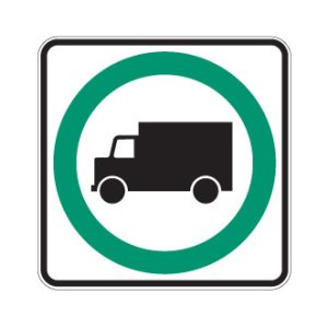 Trajet obligatoire pour camions