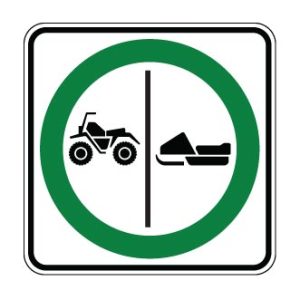 Trajet obligatoire séparé pour motoneigistes et quads