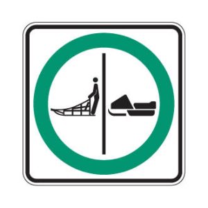 Trajet obligatoire séparé pour motoneigistes et traîneaux à chiens
