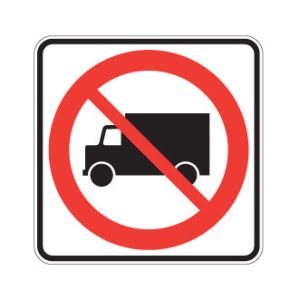 Interdit aux camions