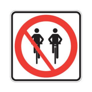 Interdiction de dépasser