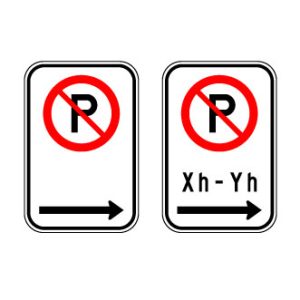 Stationnement réglementé à droite