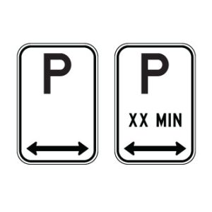 Stationnement autorisé des 2 côtés