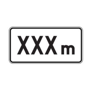 Panonceau de distance