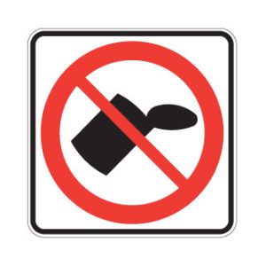 Défense de jeter des ordures