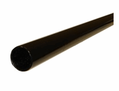 Poteau rond de 2.375" peint poudre noir 8 pi 6''