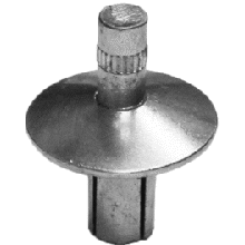 Rivet explosif pour fixer des panneaux sur poteaux carrés