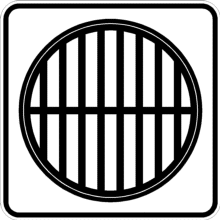 Repère de trou d'homme