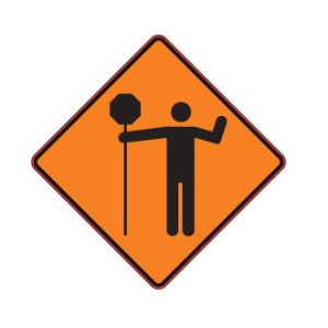 Traverse contrôlée par un signaleur