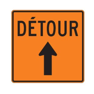 Détour : tout droit