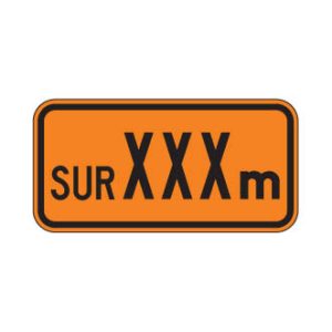 Panonceau d'étendue